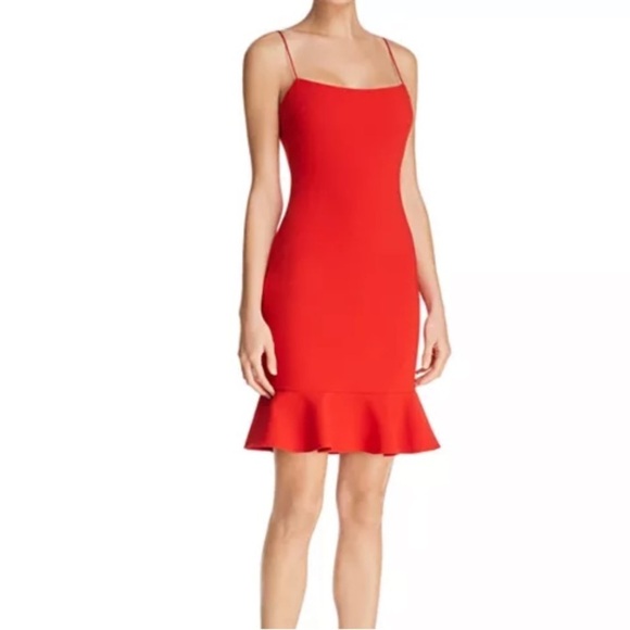 LIKELY Banks Flounced-Hem Slip Dress - Picture 3 of 10